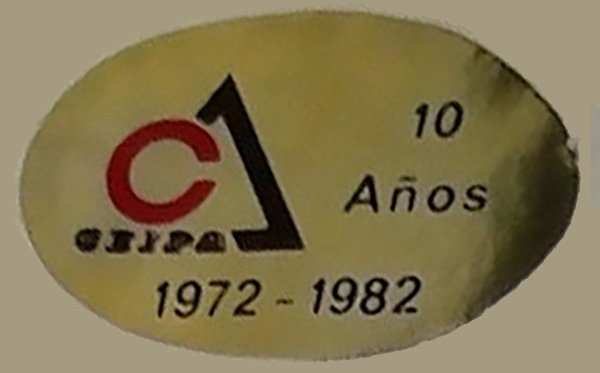 Sticker por los 10 años de fundación de CEIPA